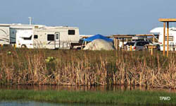 Camping at Mustang Island