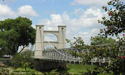 Suspension Bridge and River Walk